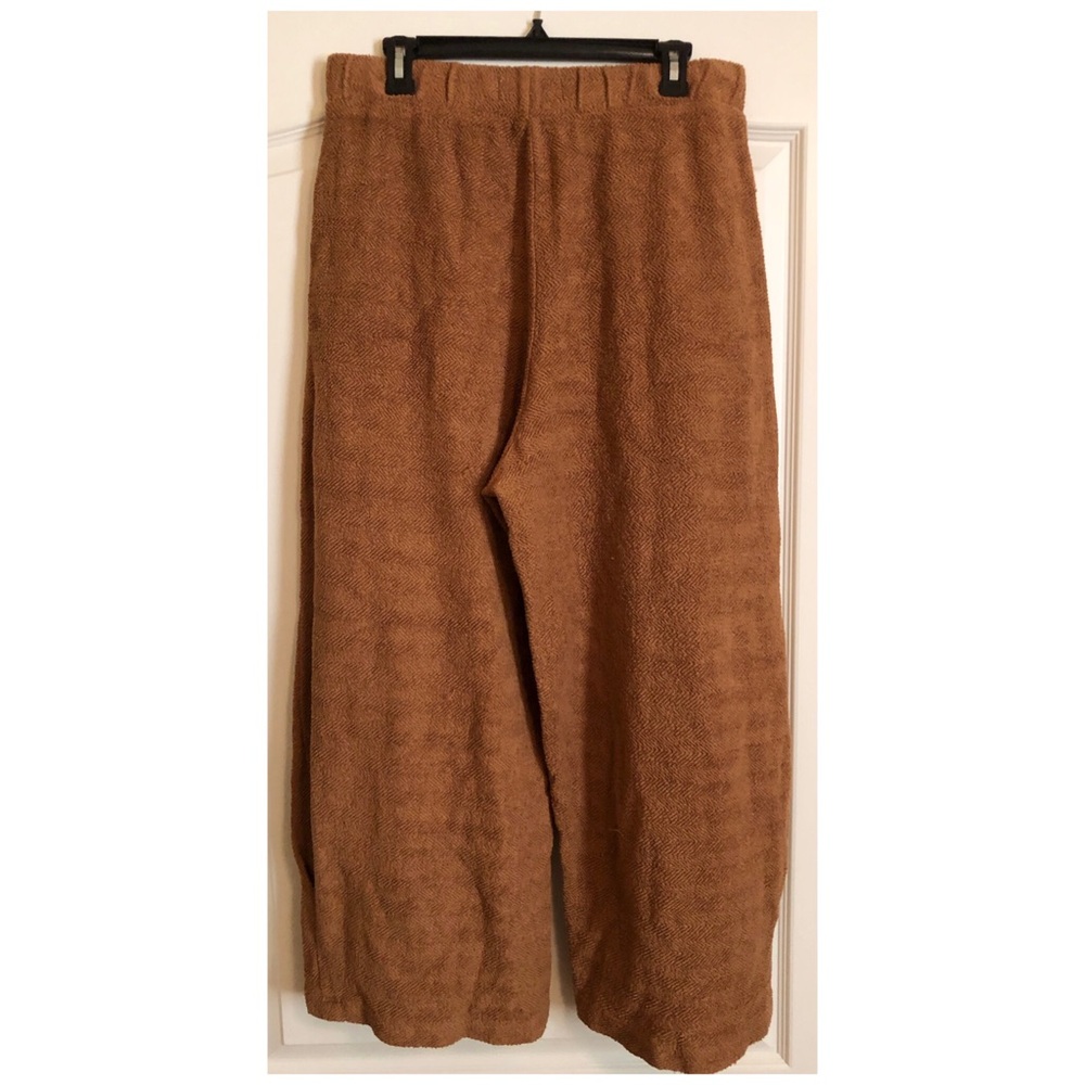 FP Beach Changing Tides Terry Cloth Textured Wide Leg Barrel Pant - Picture 5 of 6